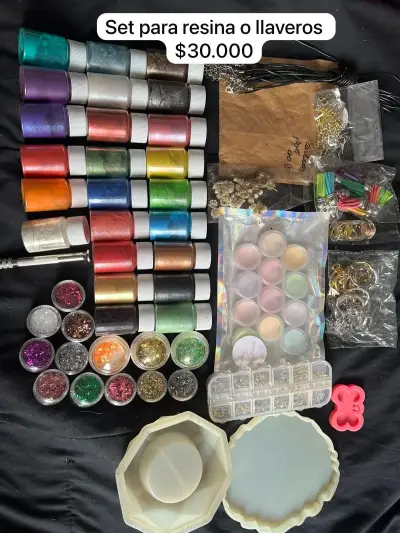 Set Completo para Resina y Llaveros  Accesorios - miniatura 2