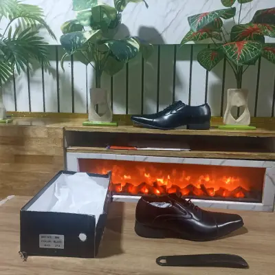 Zapatos de vestir negros talla 44 para hombre - miniatura 4