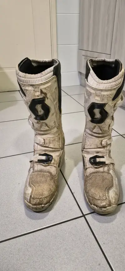 Botas de motocross Scott usadas us12 - miniatura 1