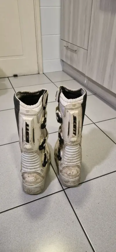 Botas de motocross Scott usadas us12 - miniatura 2
