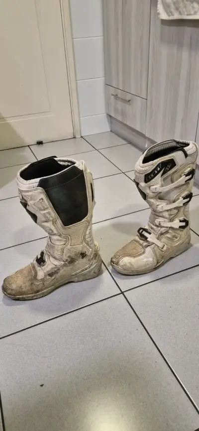 Botas de motocross Scott usadas us12 - miniatura 3