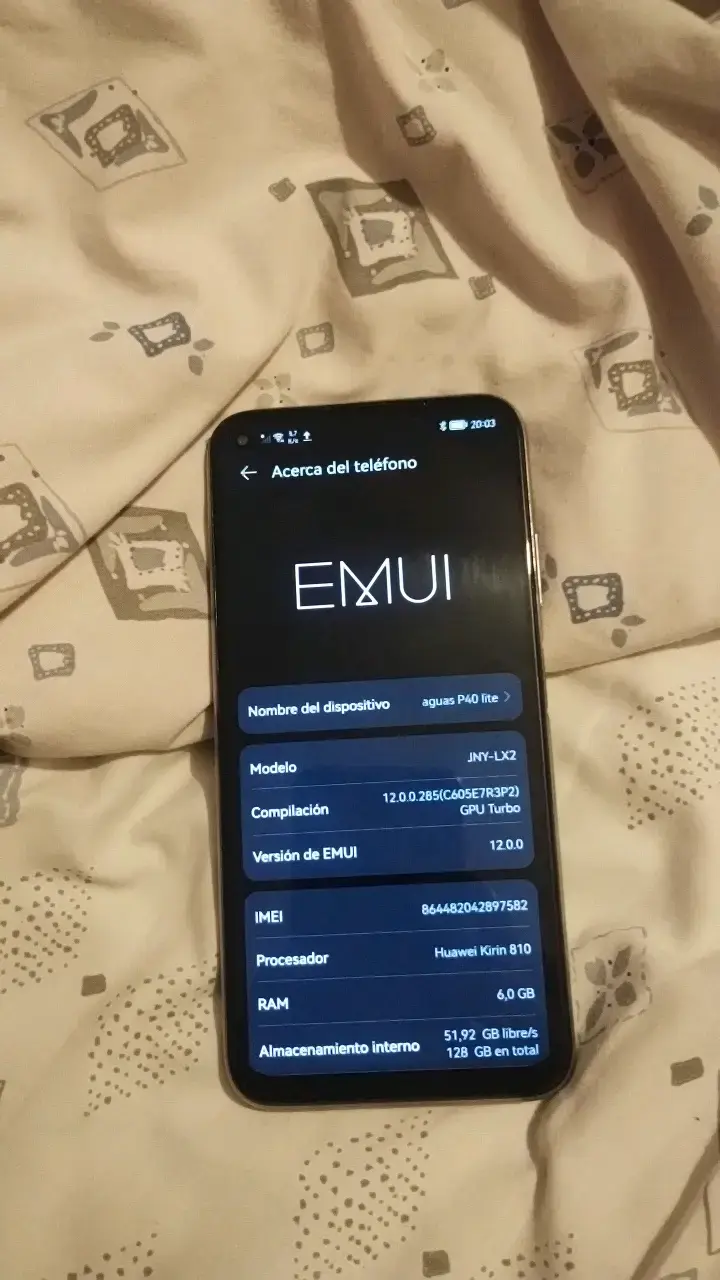Huawei P40 Lite con 128GB de almacenamiento - 1