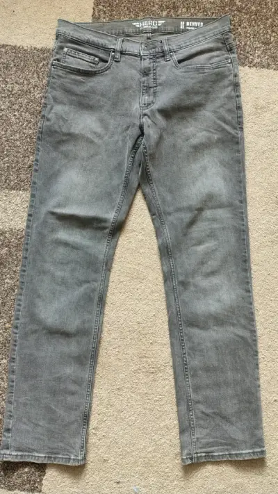 Jeans grises para hombre Hero by John medoox - miniatura 1
