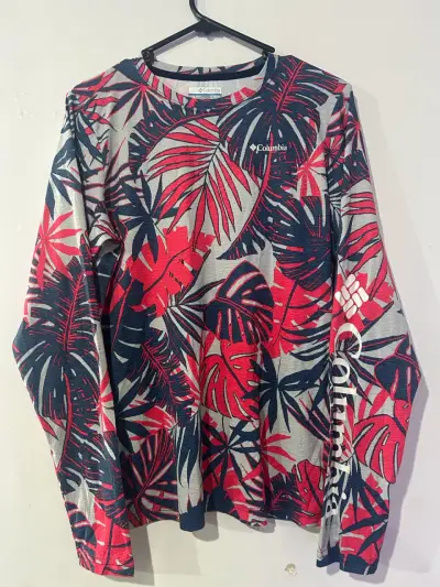 Polera manga larga Columbia estampado tropical - miniatura 1