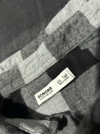 Camisa de franela a cuadros Sonoma XXL - miniatura 2