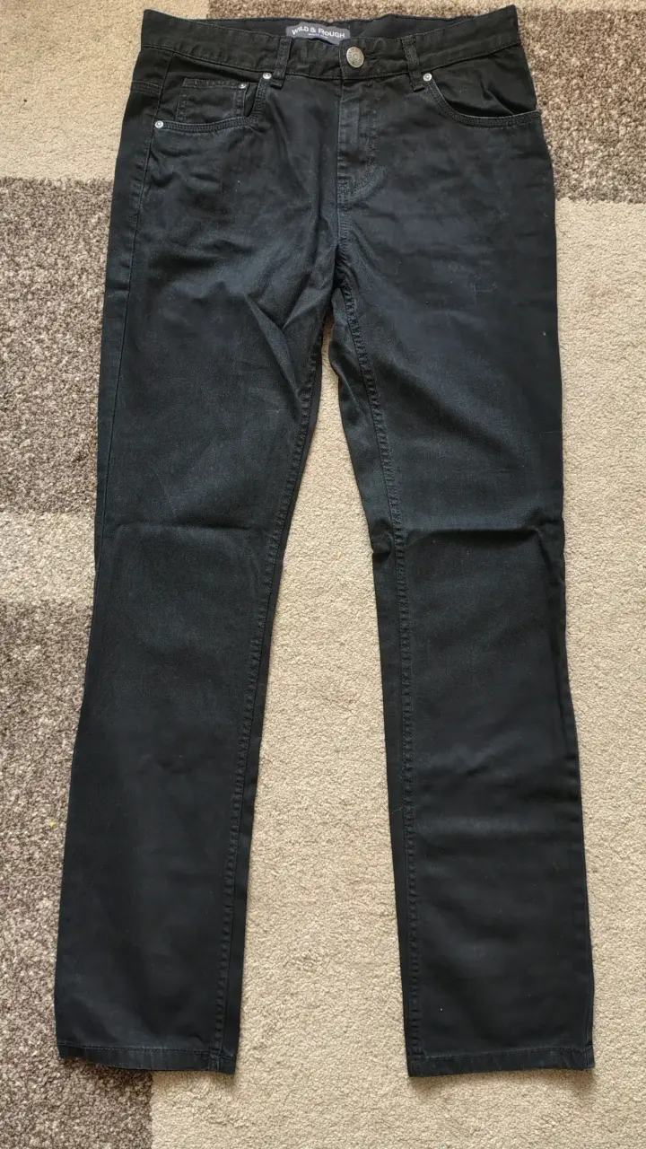 Jeans negros para hombre Wild & Rough - 1