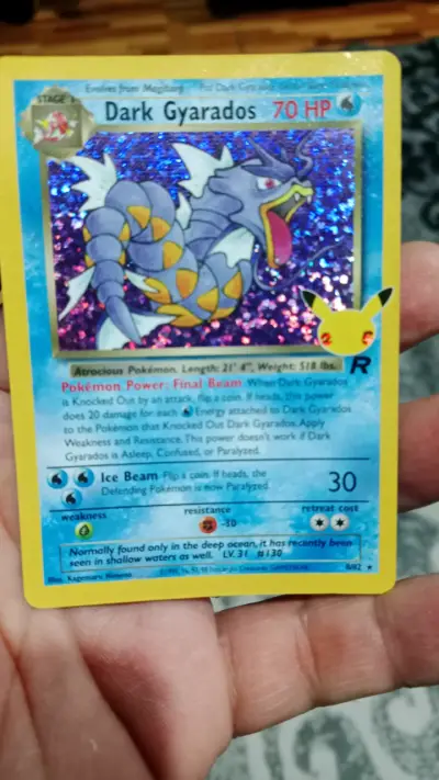 Carta Pokémon Dark Gyarados holográfica rara - miniatura 1
