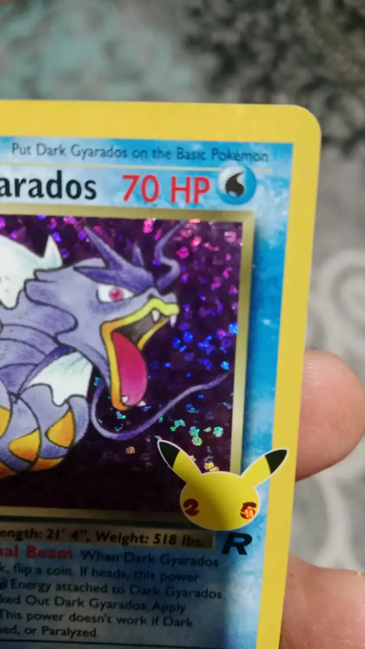 Carta Pokémon Dark Gyarados holográfica rara - 3