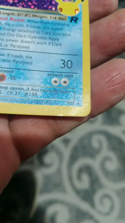 Carta Pokémon Dark Gyarados holográfica rara - miniatura 4