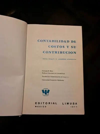 Libro Contabilidad de Costos Directos Germain B. Boer - miniatura 2