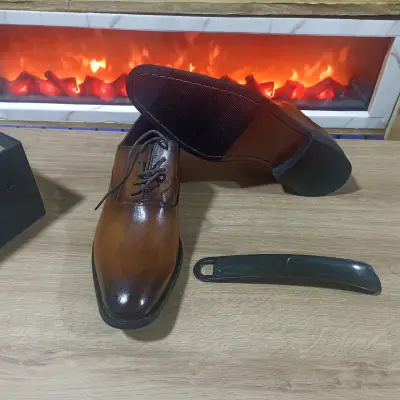 Zapatos de vestir marrones talla 44 - miniatura 2