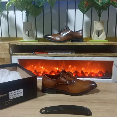 Zapatos de vestir marrones talla 44 - miniatura 3