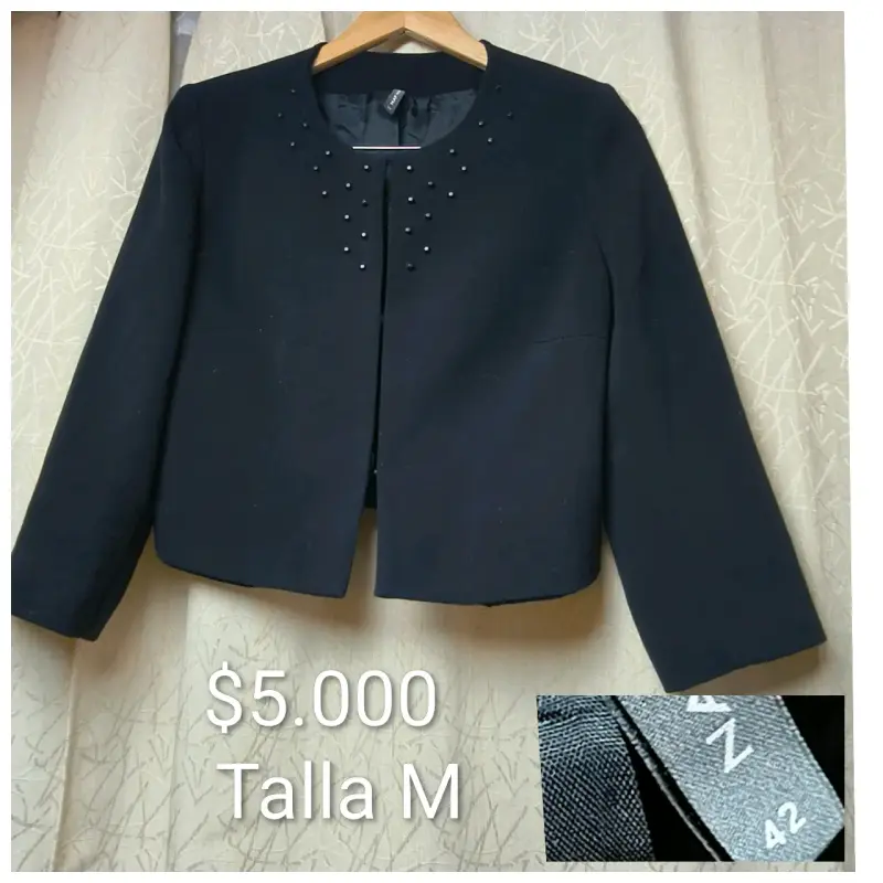 Blazer de mujer en color beige talla M - 3
