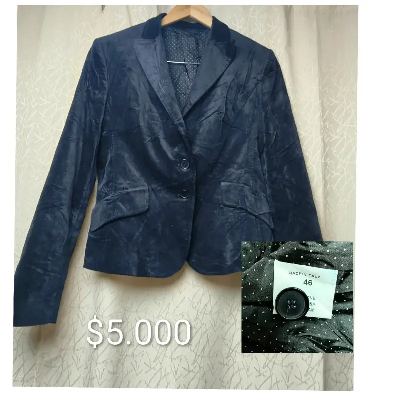Blazer de mujer en color beige talla M - 5