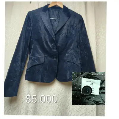 Blazer de mujer en color beige talla M - miniatura 5