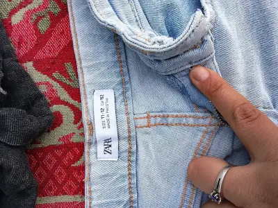 Shorts de mezclilla sin uso de niña cada uno 5.000 - miniatura 2