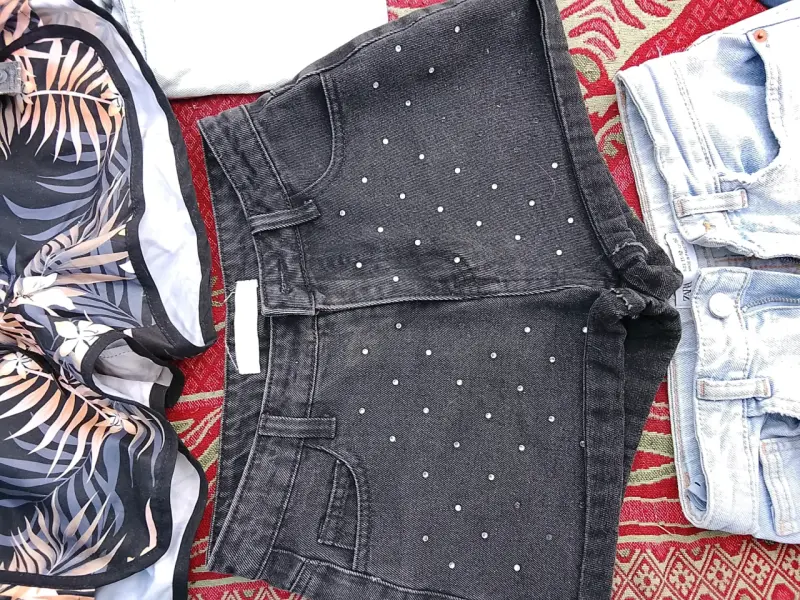 Shorts de mezclilla sin uso de niña cada uno 5.000 - 3