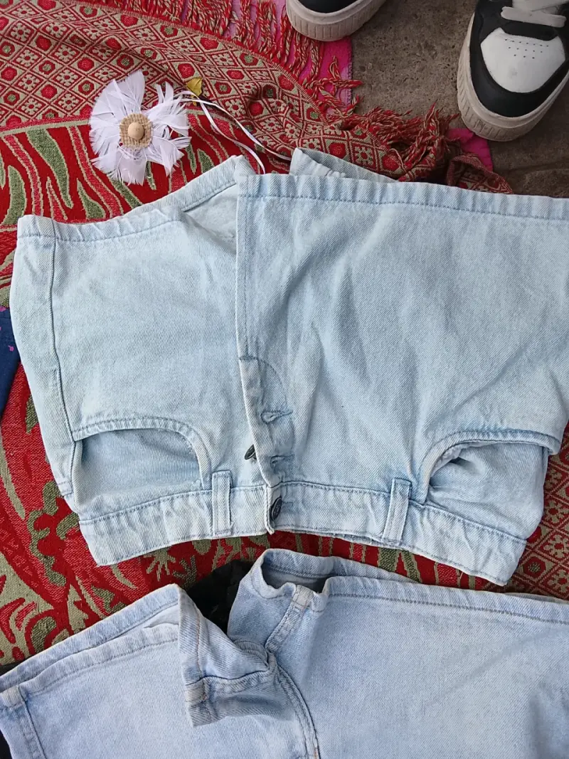 Shorts de mezclilla sin uso de niña cada uno 5.000 - 5