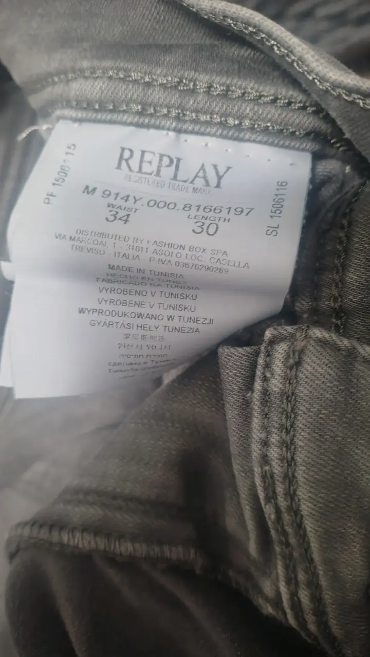 Jeans grises Replay para hombre - 4