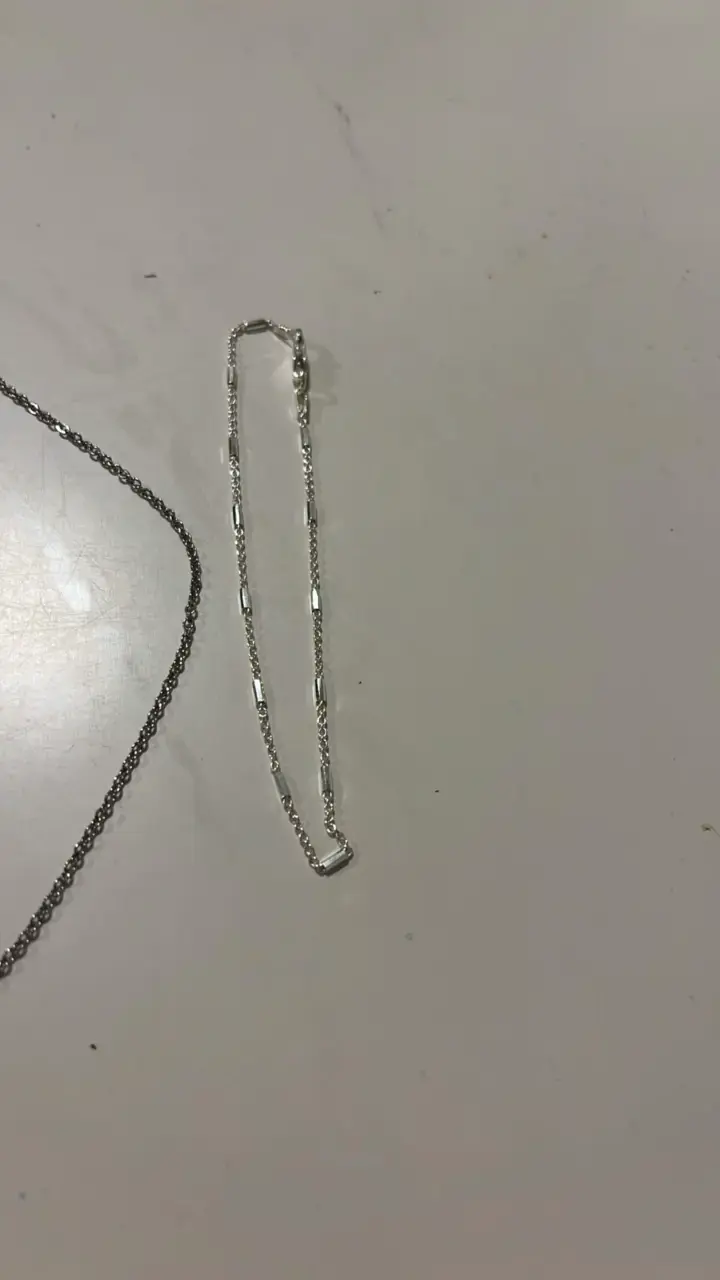 Collar de plata con dije de bicicleta + pulsera - 3