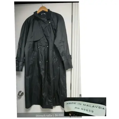 Trench coat beige Zibel talla M - miniatura 2