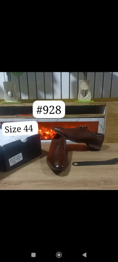Zapatos de vestir marrones talla 44 - miniatura 1