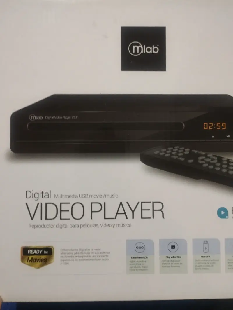 Reproductor Digital Mlab para Películas y Música - 1