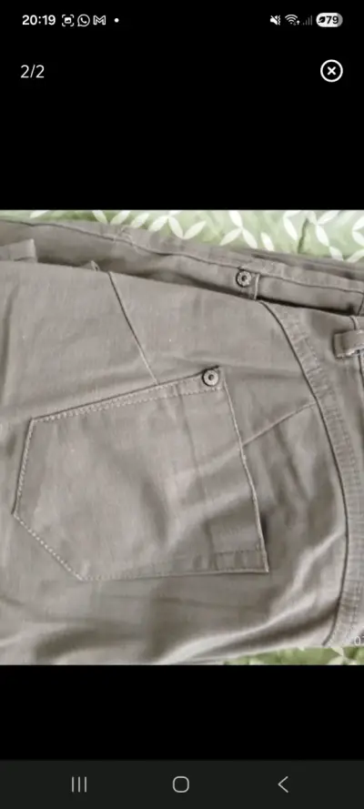 Pantalones grises Blugirl talla 38 - miniatura 2