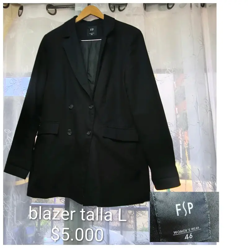 Blazer Delgado Shein Talla XL - 6