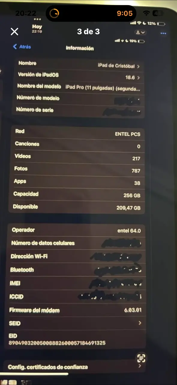 iPad Pro 2da gnrcn, 11 pulgadas en buen estado - 3
