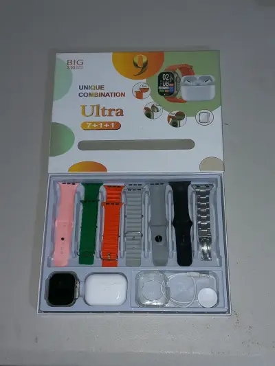 Set Smartwatch + Audífonos + 7 correas - miniatura 1