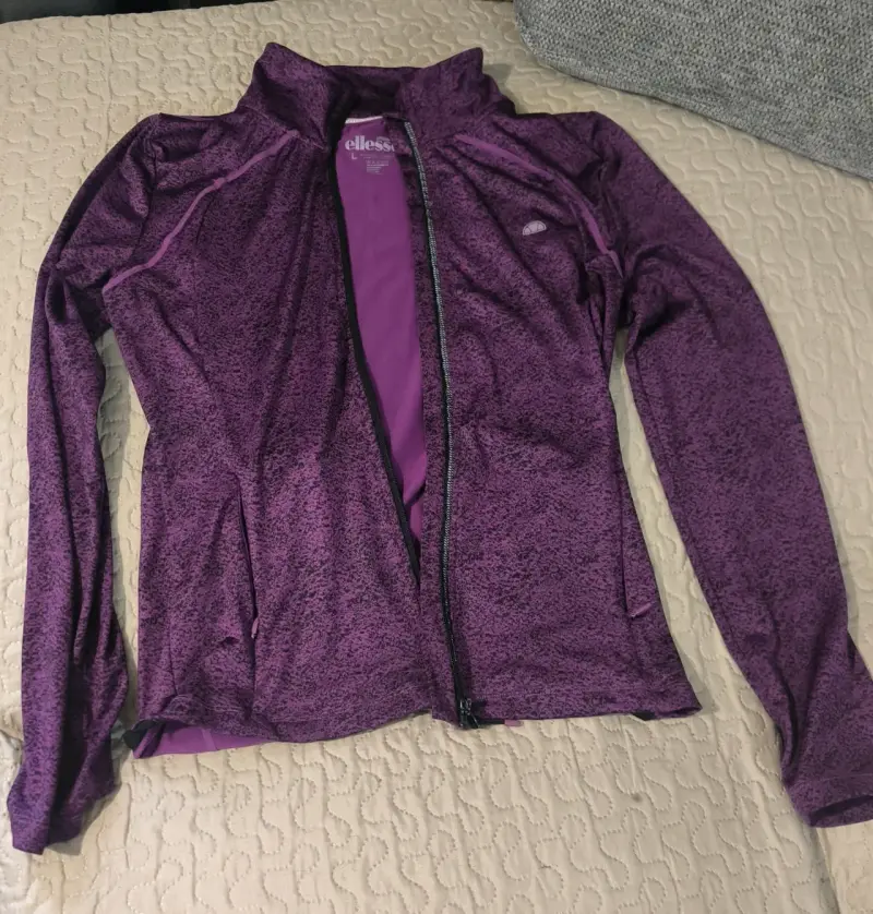 Chaqueta deportiva morada Ellesse para mujer - 1