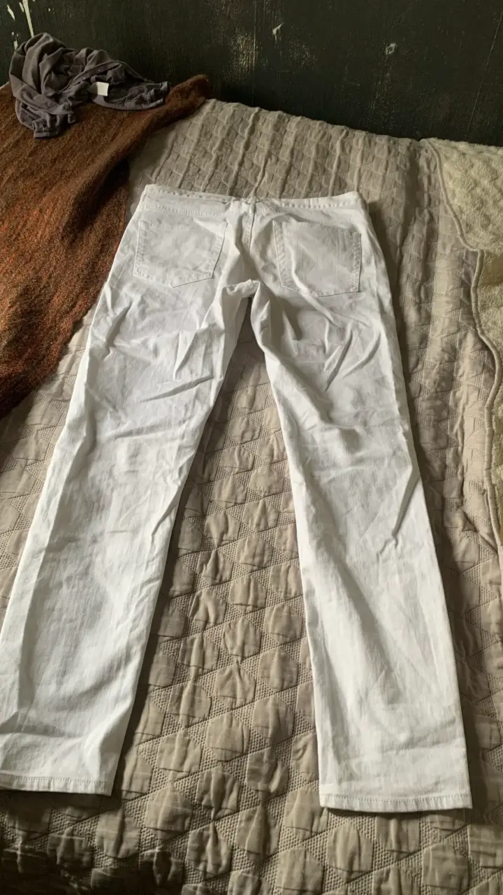 jeans blancos h&m - 1