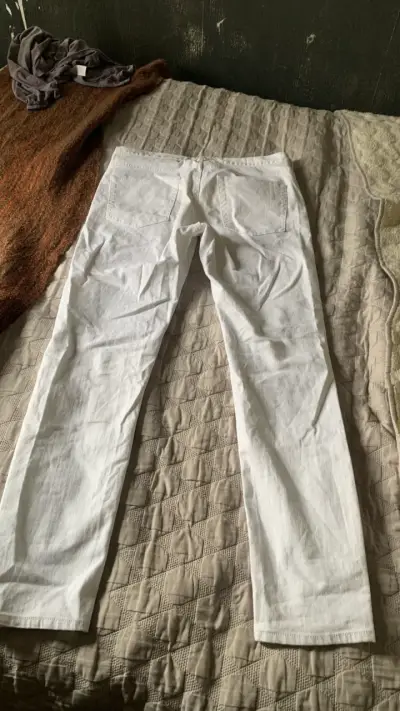 jeans blancos h&m - miniatura 1