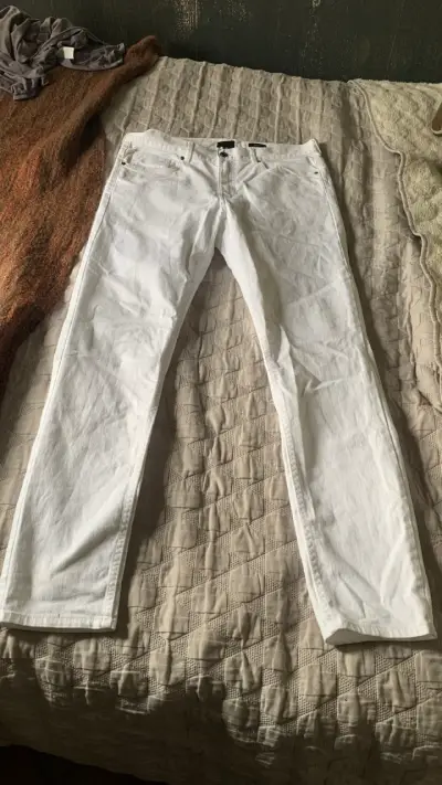 jeans blancos h&m - miniatura 3
