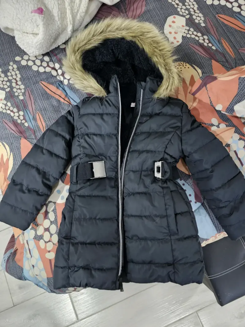 Abrigo infantil acolchado, parka interior chiporro - 1