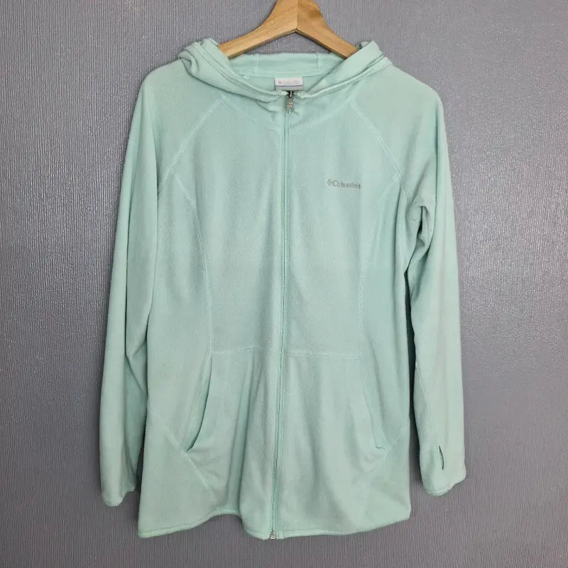 Chaqueta polar Columbia verde menta con capucha - 2