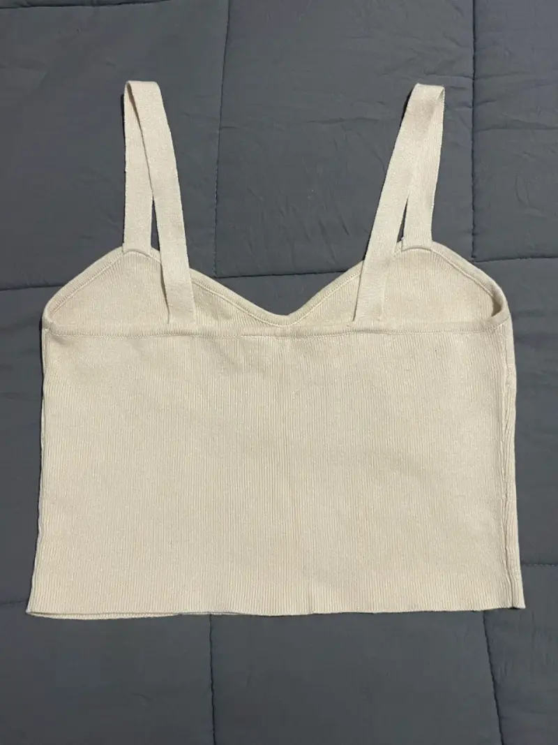Top beige de tirantes - 2