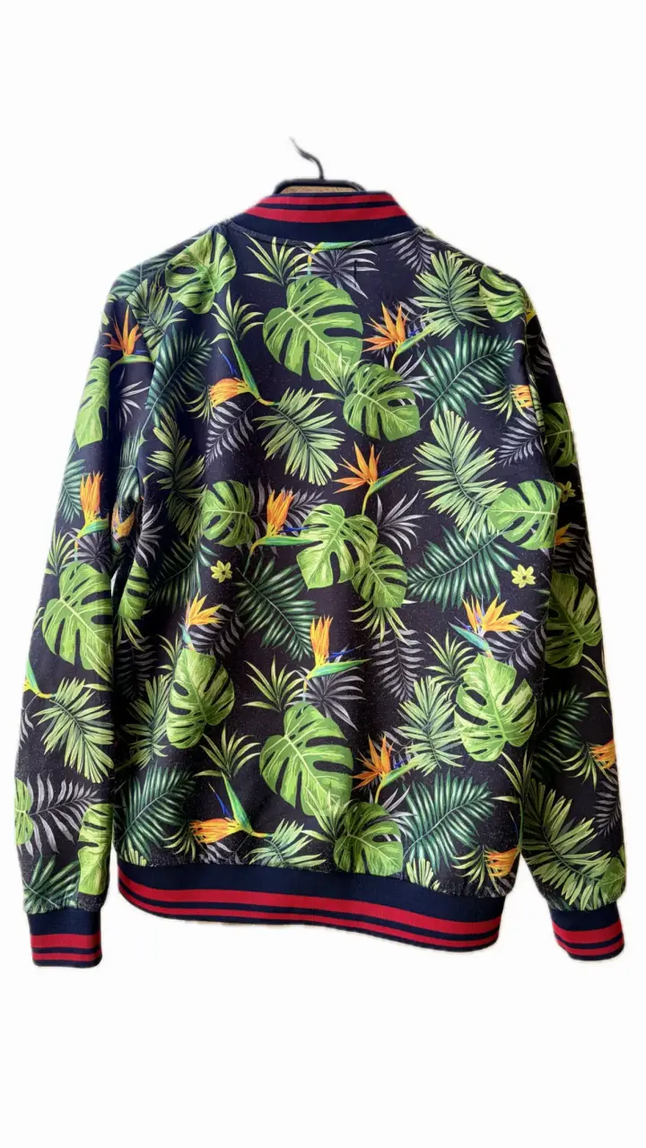 Chaqueta bomber tropical ZARA para hombre - 2