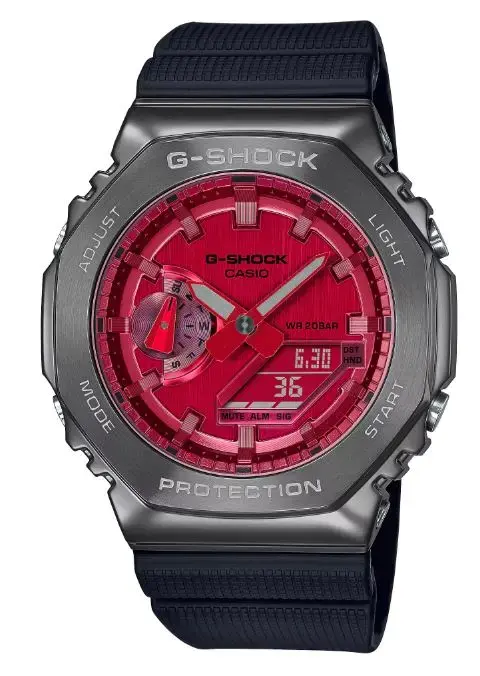 Reloj G-shock Hombre Gm-2100b-4adr Rojo - 1