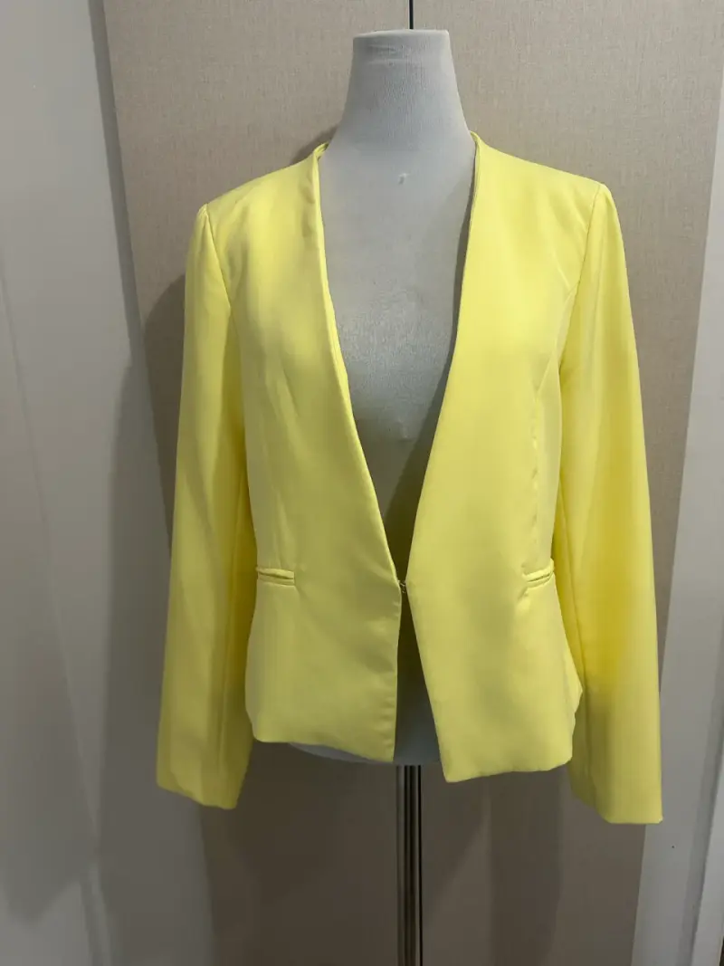 Blazer Nicopoly Amarillo Pastel - 1