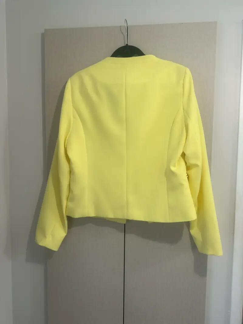 Blazer Nicopoly Amarillo Pastel - 4