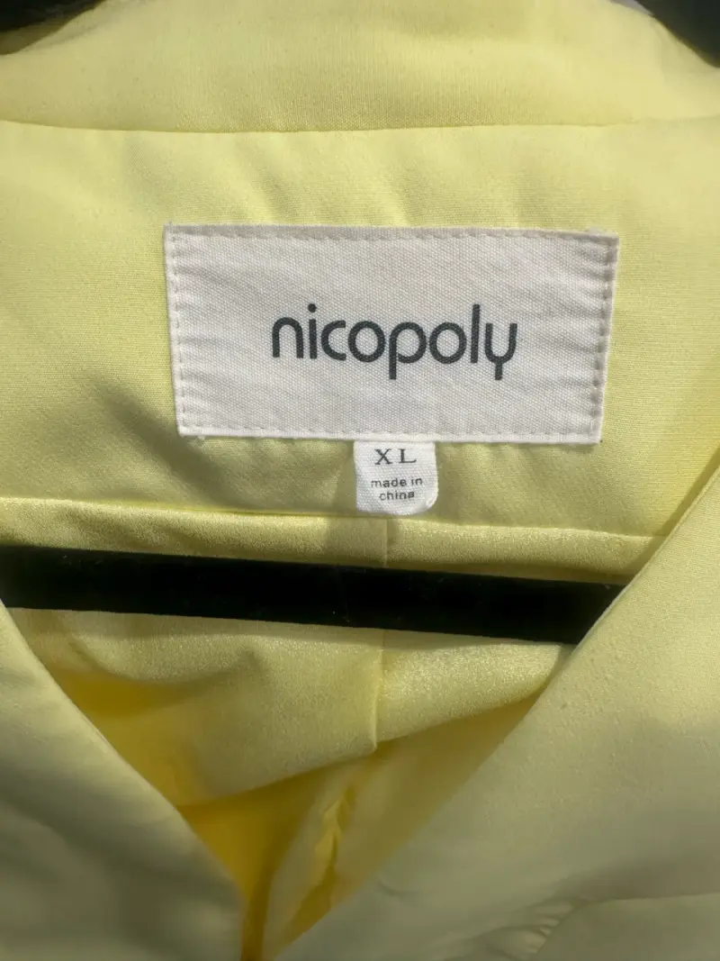 Blazer Nicopoly Amarillo Pastel - 5