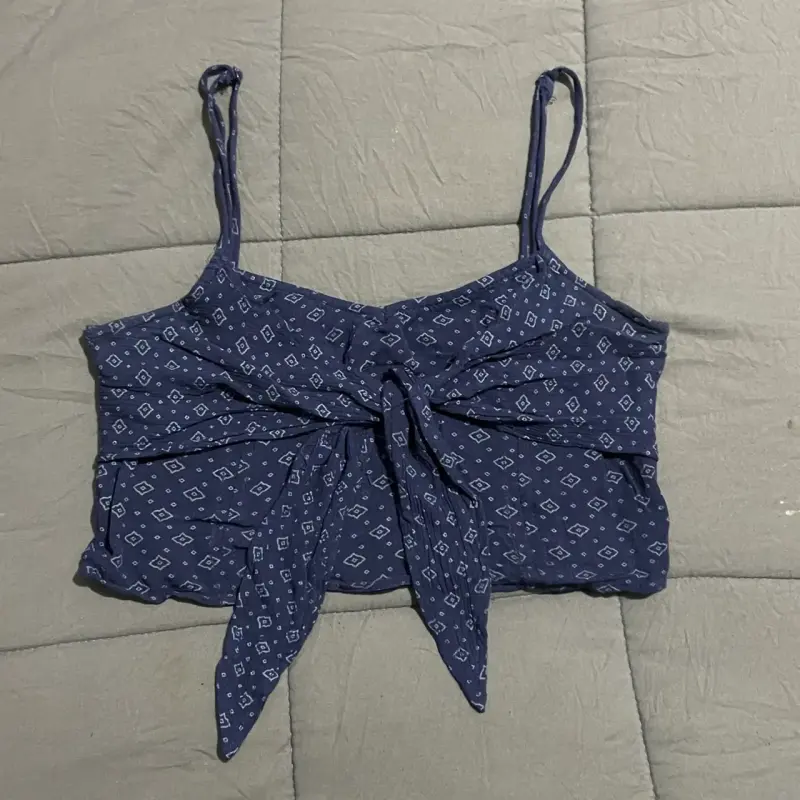 Top azul