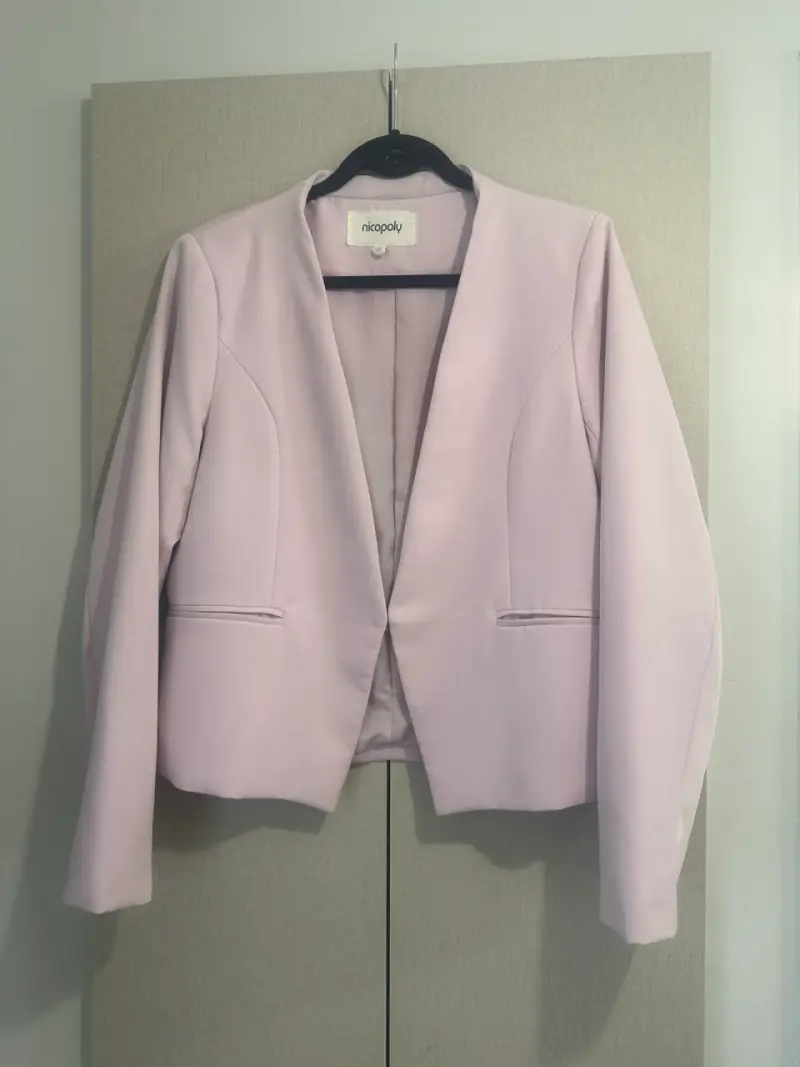 Blazer Nicopoly Rosa Pastel - 3