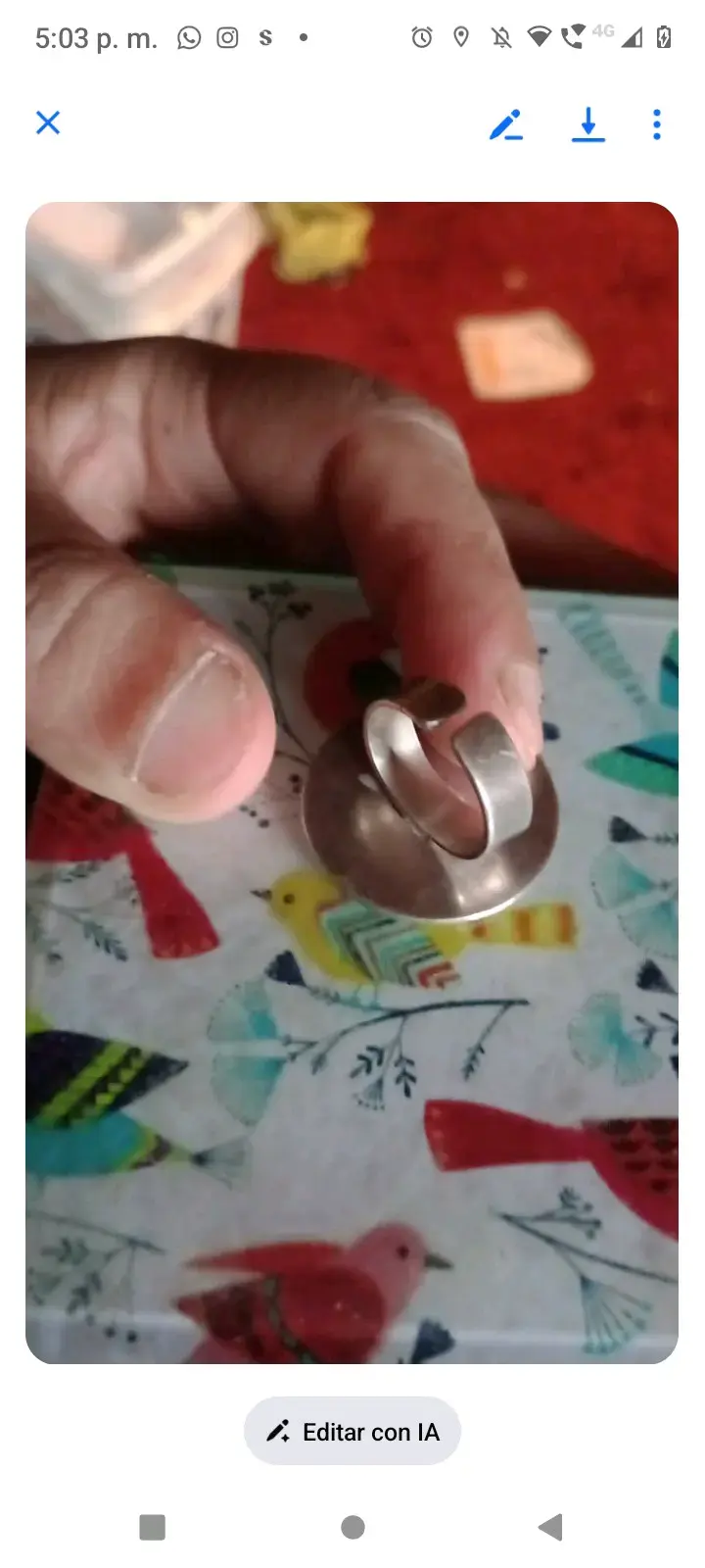 Anillos de plata ajustables con diseño único - 3