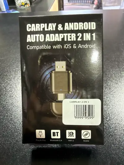 Adaptador Auto CarPlay y Android 2 en 1 - miniatura 1