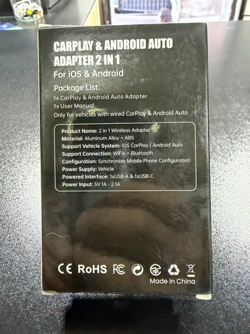 Adaptador Auto CarPlay y Android 2 en 1 - 2