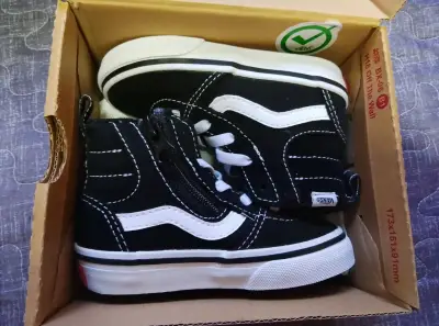 Zapatillas Vans negras para niños - miniatura 2