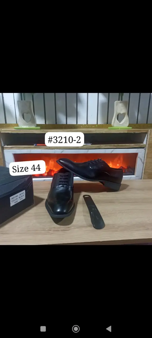 Zapatos formales negros talla 44 para hombre - 1